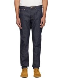 A.P.C. - . Navy Petit New Standard Jeans - Lyst