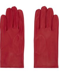 Ernest W. Baker - Gants Rouges En Cuir - Lyst