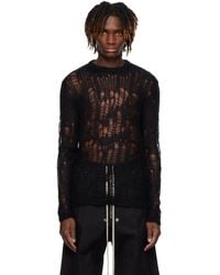 Rick Owens - Hollywood Biker Round Neck Sweater - Lyst