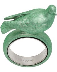 JW Anderson - Green Pigeon Ring - Lyst