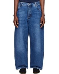 Studio Nicholson - Paolo Wide Leg Jeans - Lyst