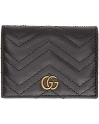 Gucci Small gg Marmont Trifold Wallet in Pink