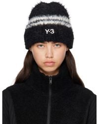 Y-3 - Stripes Beanie - Lyst