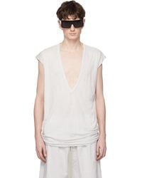 Rick Owens - Off- Temple Dylan T-Shirt - Lyst