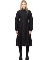 Moncler - Front Zip Midi Dress - Lyst