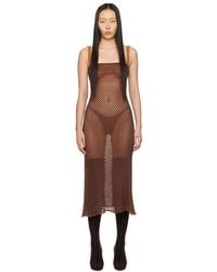 Isa Boulder - Moire Maxi Dress - Lyst