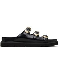 Marc Jacobs - 'The Leather Kiki' Slide Sandals - Lyst