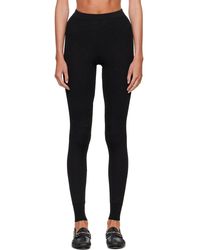 Tom Ford - Compact Mixed Rib Micro Sequins Leggings - Lyst