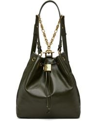Balmain - Pulse Calfskin Leather Backpack - Lyst