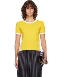 Dries Van Noten - Fitted Contrast T-Shirt - Lyst