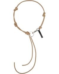 Our Legacy Udon Ladon Leather Keychain in Black for Men | Lyst