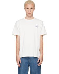 A.P.C. - Off- Standard 'Rue Madame' T-Shirt - Lyst