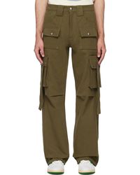 Rhude - Pantalon cargo vert à poches - Lyst