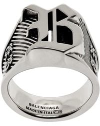 Balenciaga - Melrose Signet Ring - Lyst