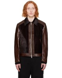 Our Legacy - Brown Andalou Leather Jacket - Lyst