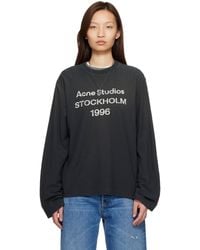 Acne Studios - Relaxed Fit Logo T-Shirt - Lyst