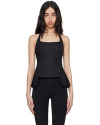 GUIZIO - ブラック Carine ホルタートップ - Lyst