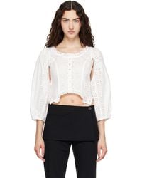 Sandy Liang - Palisade Blouse - Lyst