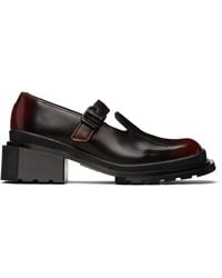 Dr. Martens - Burgundy Maybole Square Toe Mary Jane Heels - Lyst