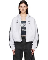 Willy Chavarria - Adidas Originals Edition Full Zip Logo Hoodie - Lyst