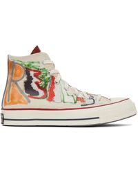 Converse Multicolor Transparent Sole Chuck 70 High Sneakers in Red for Men  | Lyst