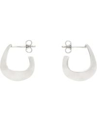 Lemaire - Curved Mini Drop Earrings - Lyst