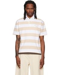 Givenchy - Striped Paris' Embroidery Polo - Lyst