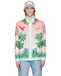 CASABLANCA - マルチカラー 'Tennis Club' シルク シャツ - Lyst