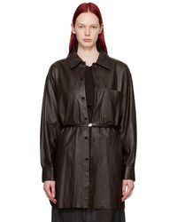 Lemaire - Loose Leather Jacket - Lyst