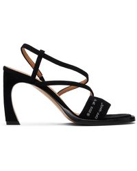 Off-White c/o Virgil Abloh - Zip Tie Loop Heeled Sandals - Lyst