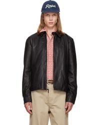 Polo Ralph Lauren - 'The Bayville' Leather Jacket - Lyst