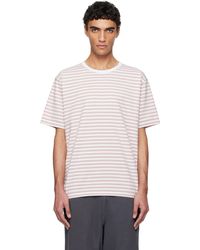 Nanamica - Coolmax Stripe Jersey T-Shirt - Lyst