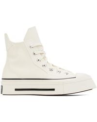 Converse - Off- Chuck 70 De Luxe Squared High Top Sneakers - Lyst