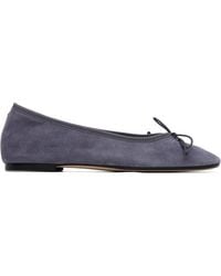 Aeyde - Tiby Suede Ballerina Flats - Lyst