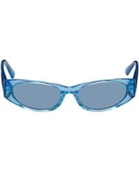 BY FAR - Blue Rodeo Sunglasses - Lyst