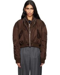Givenchy - Zipped Shawl Collar Bomber Jacket - Lyst