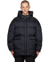 WOOYOUNGMI - Black Quilted Down Jacket - Lyst