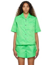 REMAIN Birger Christensen - Green Storm Shirt - Lyst