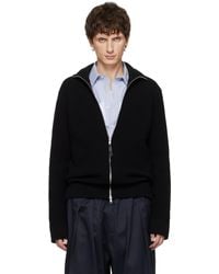 Maison Margiela - Knit Zip-Up Jacket - Lyst