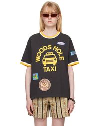 Bode - T-shirt discount taxi noir - Lyst