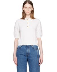 Balmain - 3-Button Quilted Polo - Lyst