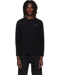COMME DES GARÇONS PLAY - Heart Emblem Long Sleeve T-Shirt - Lyst