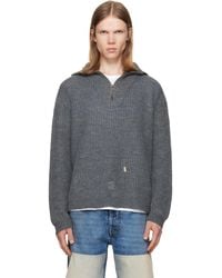 Maison Margiela - Mended Ribbed Sweater - Lyst