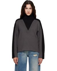 MM6 by Maison Margiela - Trompe L'Oeil Turtleneck - Lyst