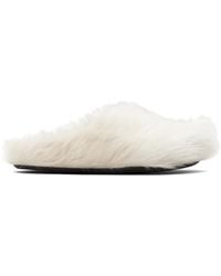 Marni - Off- Fussbett Sabot Loafers - Lyst