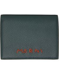 Marni - Mending' Leather Bifold Wallet - Lyst