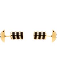 【BALENCIAGA】ゴールド Garage Screw ピアス Balenciaga Gold Garage Screw Earrings Balenciaga