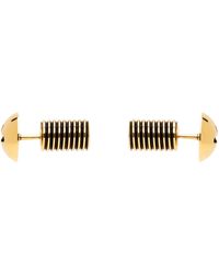 Balenciaga - Gold Garage Screw Earrings - Lyst