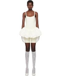 VAQUERA - Ssense Exclusive Bridal Capsule Pouf Bodysuit - Lyst