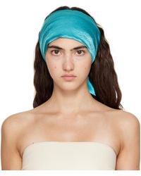 MERRMA - Ssense Exclusive Froisse Bandeau Headband - Lyst